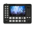 thumbnail image 1 of C1 5 Inch 4 Channel Video Switcher Full HD Screen Live Switcher Push Streaming/Recording Live Streaming ,Easy to Use, 1 of 7