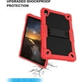 thumbnail image 6 of FIEWESEY for Urao C107/Jeazans OC101/C107 10.1 inch Tablet Hybird Case Kids Friendly with Stand case Cover for HiGrace C107/ZOFYWNAS C107/Freeski C107/Pswarfd 10.1 inch Tablet (Red/Black), 6 of 8
