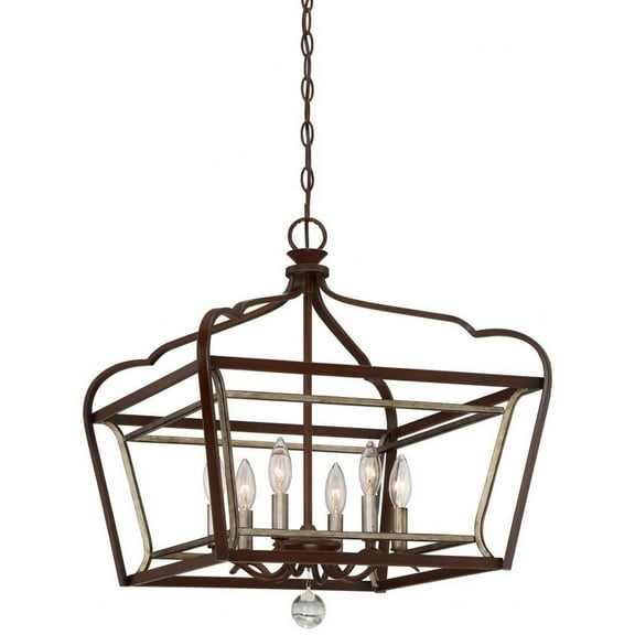 Minka Lavery - Astrapia - 6 Light Pendant in Transitional Style - 23.5 inches