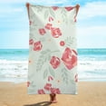 thumbnail image 4 of FAMTKT Microfiber Beach Towel Super Lightweight Colorful Bath Towel Sandproof Beach Blanket Multi-Purpose Towel for Travel Swimming Pool 30x60 Inch, 4 of 7