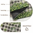 thumbnail image 6 of 3'x5' Area Rugs, St. Patrick's Day Indoor Outdoor Area Rug for Living Room Bedroom, Spring Shamrock Vintage Black White Plaid Washable Bathroom Rugs Kitchen Floor Carpet Mats Home Decor Aesthetic, 6 of 8