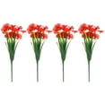 thumbnail image 1 of 1 Set 4PCS Simulados Violet Flowers Flor Arreglo Decoraciones Falsas Flores, 1 of 6