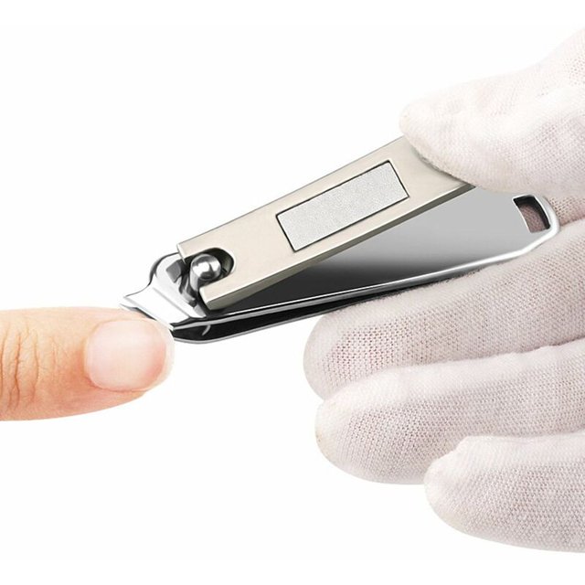 Cortaúñas de acero inoxidable para cortar uñas de los pies, cortaúñas de boca oblicua grande y pequeña, juego de 3 piezas, sin caja Kuyhfg Bienvenido a Kuyhfg