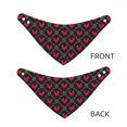 thumbnail image 3 of Naloa Red Rooster Dog Bandana Large and Small-Dog Scarf Bib Handkerchief Accessories for Dogs and Cats(S-L)-Large, 3 of 5