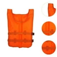 thumbnail image 6 of GARENDE Survival Suit Breathable Swim Vest for Surfing Kayaking Canoeing Orange, 6 of 9