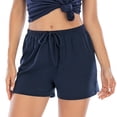 thumbnail image 2 of DAFPZW Cotton Pajama Shorts for Women Soft Sleep Shorts Casual Elastic Waist Pj Bottoms with Drawstring & Pockets, 2 of 6