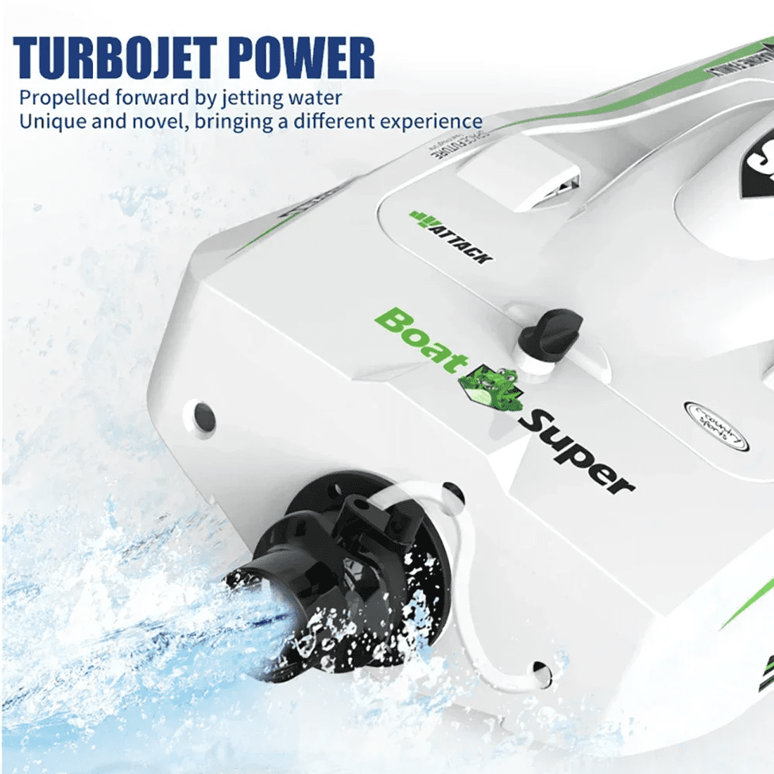 1/32 Scale RC Rescue Boat Model, High-Speed Water Rescue Vessel with Brushless Motor & Water Cooling, 2.4G RC Boats for Pools and Lakes, Blue
