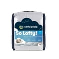 thumbnail image 3 of Serta So Lofty Pillow Top Mattress Topper, Twin (2-inch Gusset), 3 of 8