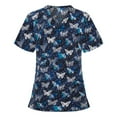 thumbnail image 2 of T-shirt à Manches Courtes à Col en V pour Femmes, 2 of 3