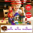 thumbnail image 4 of Gryxpox 200 PCS Magnetic Blocks, Magnetic Building Cubes, Dragon Magnet Toys for Kids Ages 3+, STEM Learning，Ideal Christmas Birthday Gift, 4 of 7