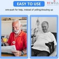thumbnail image 3 of Be Well Med Alert - Wireless Caregiver Pager Nurse Alert System with 500+ Feet Range for Caregivers of Elderly, Patients, and The Disabled: 2 Waterproof Transmitter and 1 Plugin Receiver Included, 3 of 4