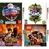 LEGO Pirates of the Caribbean: The Video Game [Disney] + Madden NFL Football [EA Sports] + Sims 3 + Super Street Fighter IV: 3D Edition