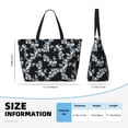 thumbnail image 4 of Disketp Flower Bolsa de Playa de Gran Capacidad, Bolso Impermeable y a Prueba de Arena para Mujer, Ideal para Playa, Piscina y Natación, 4 of 7