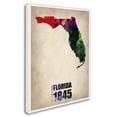 thumbnail image 3 of Trademark Fine Art "Florida Watercolor Map" Canvas Art by Naxart, 3 of 4