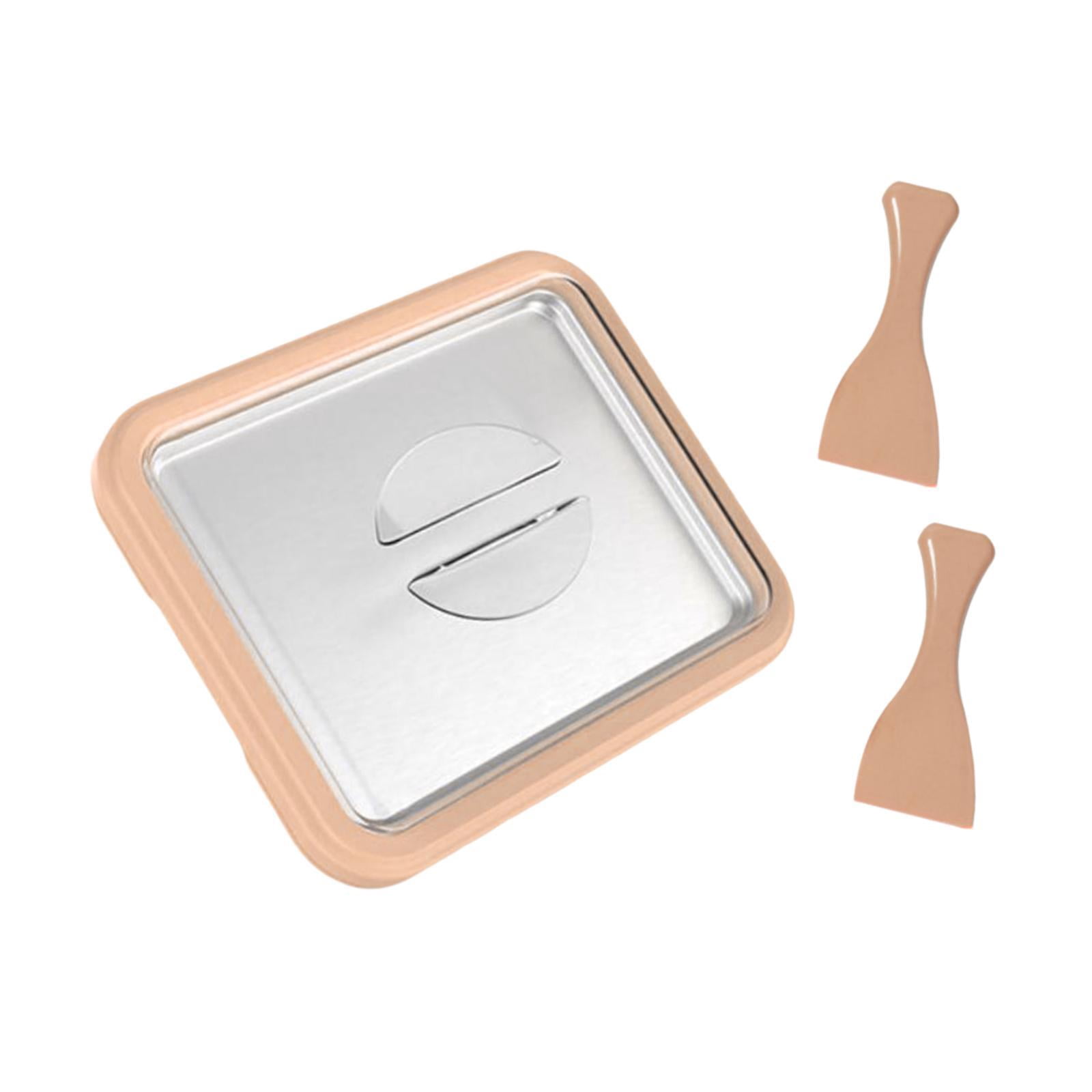 Fiocias Ice Cream Plate Maker Fried Yogurt Machine Fried Ice Tray, instant Gelato Pan, orange