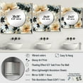 thumbnail image 4 of Designart "Dreamlike Magnolia Delicacy II" Floral Square Mirror For Wall Decor - Large White Square Mirror Printed Wall Decor - Cottage Square Living Room Mirror, 4 of 5