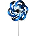 thumbnail image 7 of Evergreen 75 H Solar Wind Spinner, Blue Waves- Fade and Weather Resistant Outdoor Decor for Homes, Yards and Gardens, 7 of 7