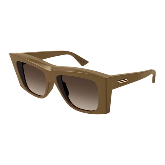 Bottega Veneta BV1270S 003 54mm Square Sunglasses Women's Brown