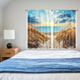 thumbnail image 6 of Farmhouse Farm Kitchen Curtains Rustic Vintage Cute Animal Short Curtains for Windows Country Cow Barn Buffalo Checked Windmill Rod Pocket Small Cafe Window Treatment Drapes 2 Panels (26x36 Inch), 6 of 6