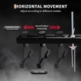 thumbnail image 3 of Aprafie 1100 lbs Engine Support Bar Traverse Hoist with Sliding Bracket & 12.2" Lift Screw with Rubber Crank for Pickup Trucks, Home Garages & Professional Auto Repair Shops, Black, 3 of 6
