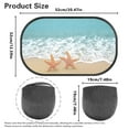 thumbnail image 7 of Yuyamidu Starfish Car Sun Shade for Baby Beach Side Window Shades for Car SUV Sedan 2 Pack Seaside Sun Visor Cute Sunshade for Car Back Window, 7 of 7
