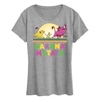 Disney - The Lion King - Hakuna Matata Scene - Women's Short Sleeve Graphic T-Shirt
