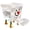 Red Nose, variant on 100oz Pet Water Dispenser with Large Capacity, No Electricity Required Automatic Water Filling with Dust Cover for Kittens, Puppies & Small Pets