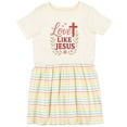 thumbnail image 3 of Inktastic Love Like Jesus Inspirational Christian Girls Toddler Dress, 3 of 5