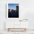 thumbnail image 2 of Downtown Los Angeles LA at Blue Hour - Los Angeles California Photography White Framed Wall Art Print 30 x 40 inches, 2 of 3