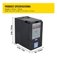 thumbnail image 2 of VFD Frequency Inverter 1.5/2.2/3.0/4.0/5.5/7.5KW 220 3P Variable Speed Drive Frequency Converter for CNC Milling Machine ,Clear Interface, 2 of 7