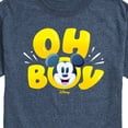 thumbnail image 3 of Disney - Oh Boy Mickey Face - Men's Short Sleeve Graphic T-Shirt, 3 of 5