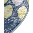 thumbnail image 5 of Unique Loom Sumter Collection Area Rug - Rhett (5' 1" Round Navy Blue/Ivory), 5 of 6