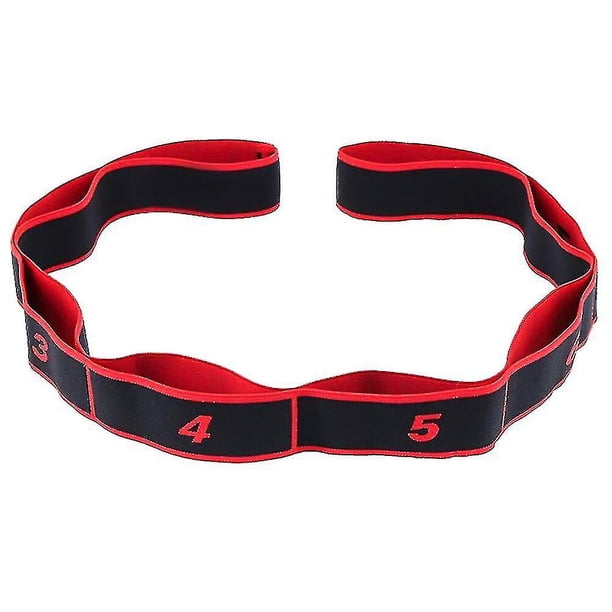 Resistencia con la banda elástica Plati: ejercicios de yoga y fitness (1 rojo)