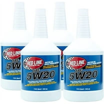 Red Line 5W20 Synthetic Oil - 1 Quart (Pack of 4) 