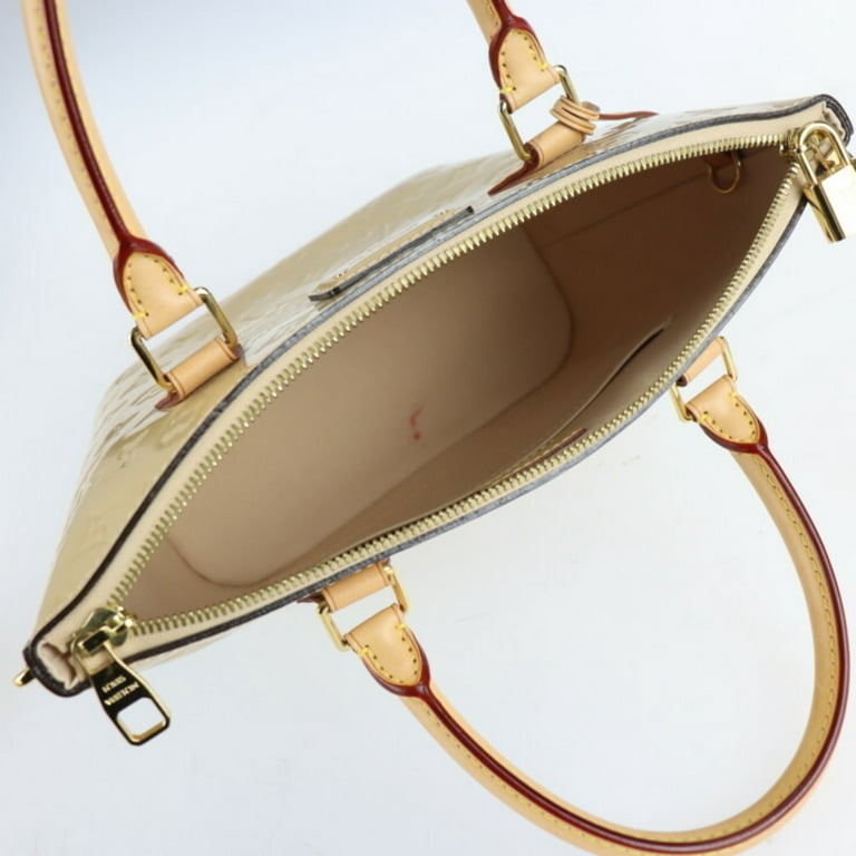 Authenticated Used LOUIS VUITTON Louis Vuitton Montebello PM Handbag M90167 Monogram  Vernis Dune 2WAY Shoulder Bag Patent Leather 