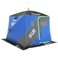 thumbnail image 1 of CLAM X-400 Portable 4 Person 8 Foot Ice Team Thermal Hub Shelter w/Light, 1 of 12