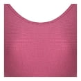 thumbnail image 2 of Camiseta Hanes para Dama, Waffle Rosa Talla CH, 2 of 4