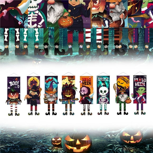 Alvkcefs Halloween Party Decorations Novelty Halloween Flags One Trick Halloween Decor Halloween Decor