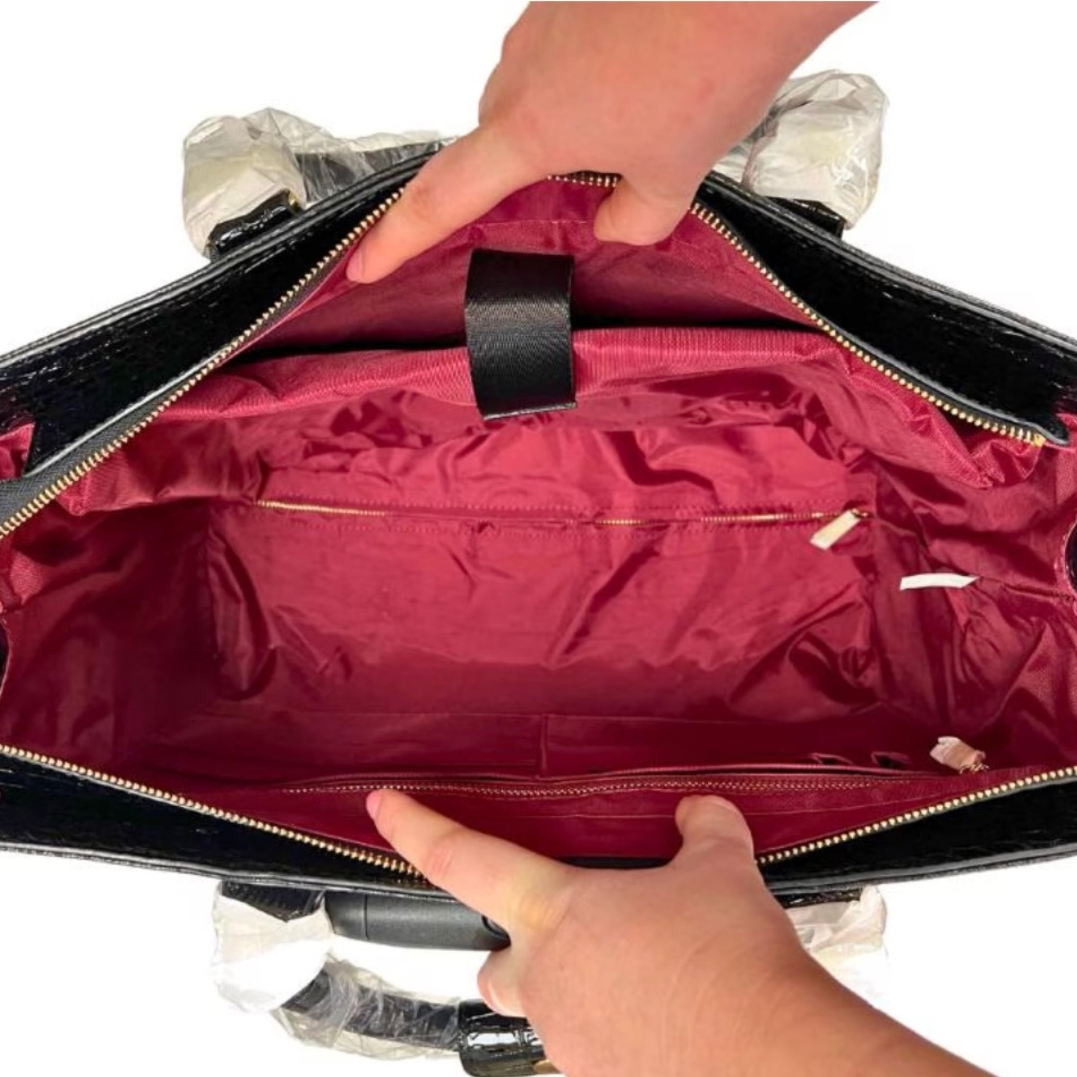 The Barrington Rolling Laptop Bag for Women | Designer Wheeled Briefcase | Fits 13-17" Laptops | JKM & Company Office Travel Computer Case