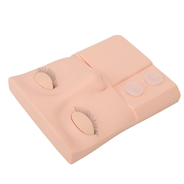 Lash Mannequin Tête, Cils Mannequin Tête, Cils Mannequin Tête Remplacement Cils Extension Pratique de Maquillage Formation PVC pour Cils Pratique Maquillage