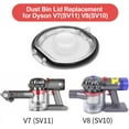 thumbnail image 2 of Aorsher Dust Bin Lid Repair Part Compatible with V7 (SV11), V8 (SV10) Vacuum Cleaner, Dust Bucket Cover Dustbin Bottom Lid Replacement Part, 2 of 14