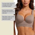 thumbnail image 4 of Venzia Balconette Bra for Women, Push Up Padded Underwire Low Cut T-Shirt Bra | Shape Curve, Push up, Seamless T-Shirt Cups, Side Support, Natural Lift, Back Smoothing, Soft Stretch, 4 of 6
