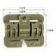 thumbnail image 5 of Quick Release Buckle,tactical Vest Quick Release Buckle Slider Tactical Waistcoat Buckle Strip Modular Strip Plastic Buckle Hinge(black)(2pcs), 5 of 5