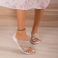 thumbnail image 2 of Ruyang Wedge Sandals for Women, Women's Summer Flat Shoes Soft Sole Casual Sandals Slippers Womens Hard Bottom Slippers, 2 of 6