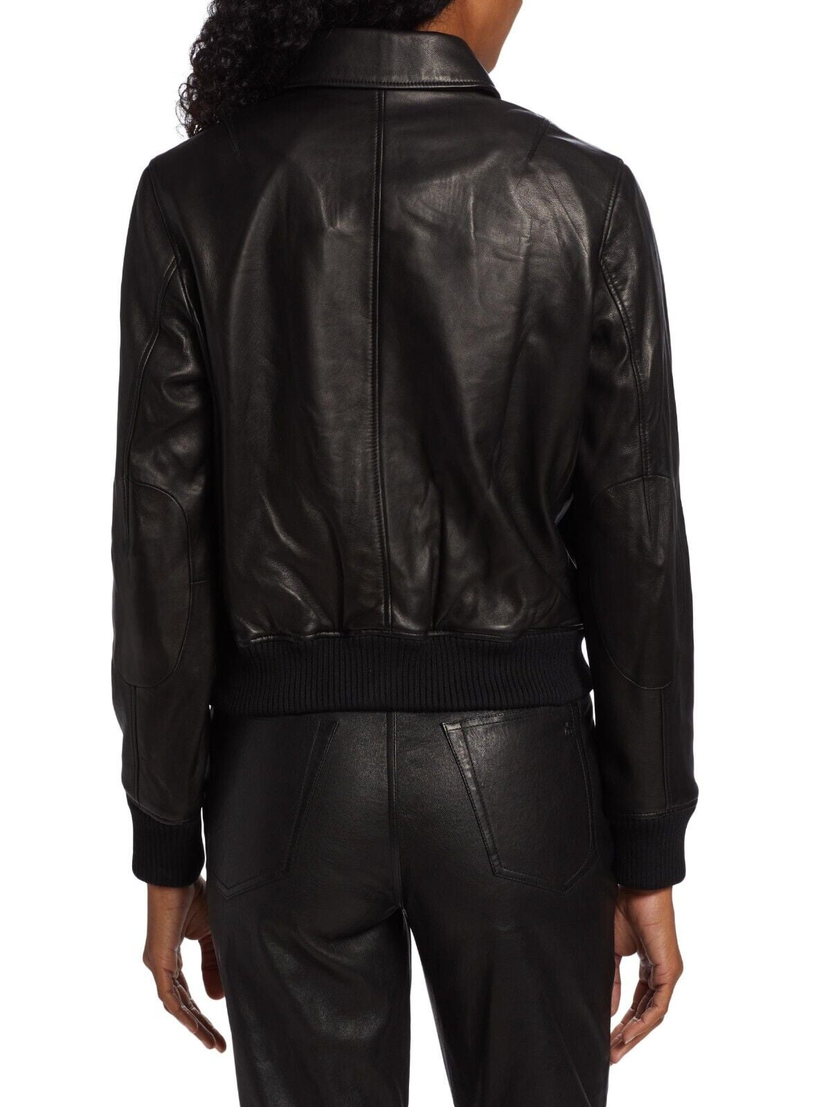 EMMETI LAMBSKIN Leather Jacket BLACK 50 EMMETI Andrea black lamb