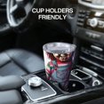 thumbnail image 6 of Lsque Chucky Pattern 20oz Car Cup with Lid and Straw, Insulated Coffee Cup with Straw Topper, Spill Proof Travel Coffee Mug, Stainless Steel Tumble, 6 of 8