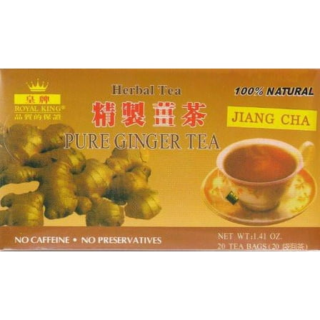 Royal King Pure Ginger Herbal Tea 20 Tea Bags