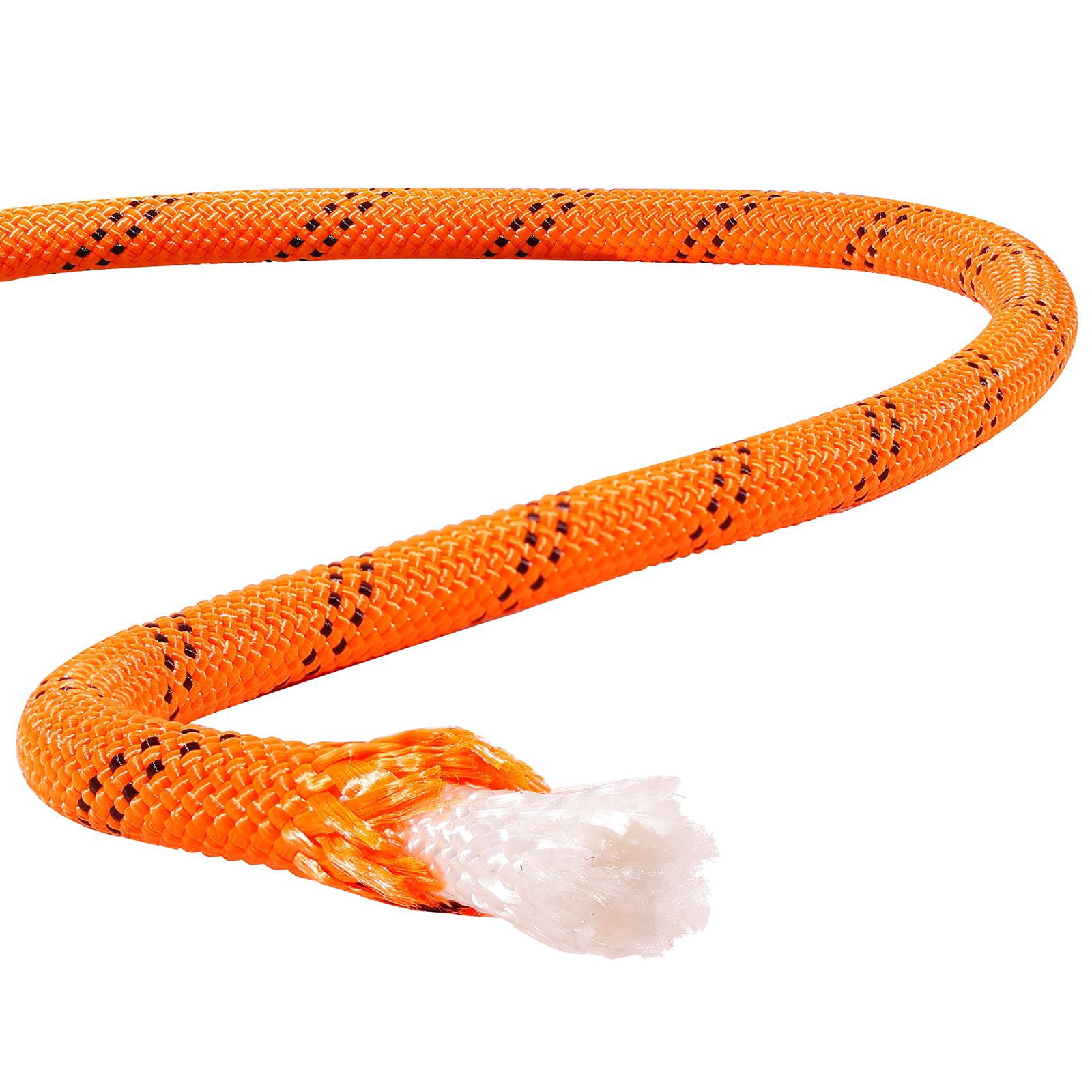 Double Braided Polyester Rope 3/4 in x 220 ft 24 Strands 12700 LBS Breaking Strength Outdoor Arborist Rigging Rope for Rock Hiking Camping Swing Rappelling Rescue