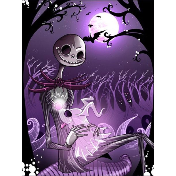 Weird Nights Jack Diamond Painting Kits Full Square Drill Home Wall Art Decor Sywqhk Decoración hogareña