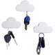 thumbnail image 5 of Porta llaves magnético ZHCH con forma de nube 3 piezas, 5 of 5